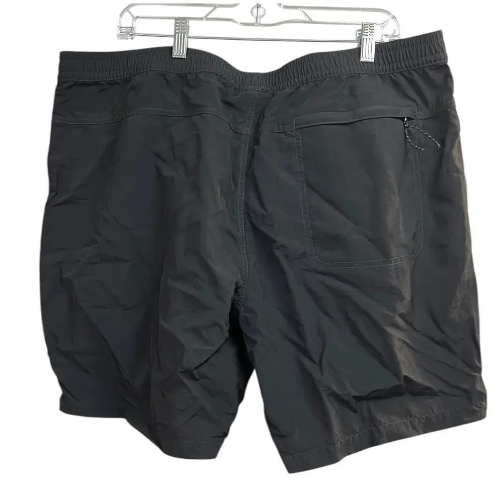 The North Face Men's Flash Dry Shorts Black Elastic Waist XXL